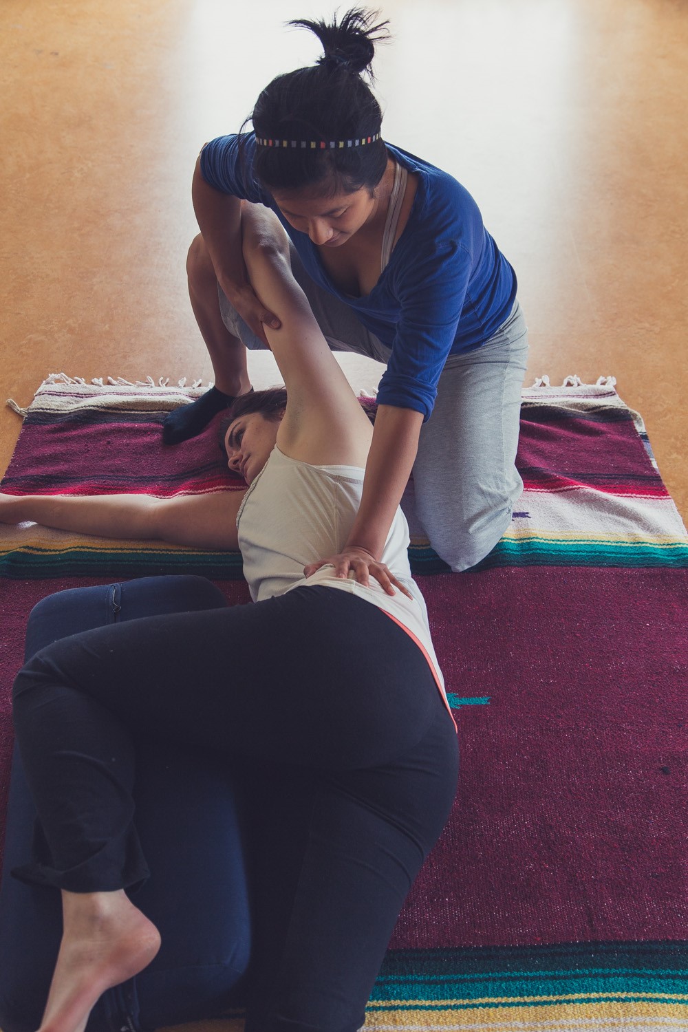 Debbie Yu extended side thai yoga pose