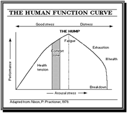 human function curve stress