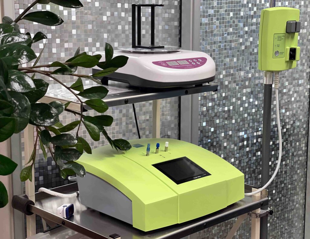 Ozone therapy equipment.